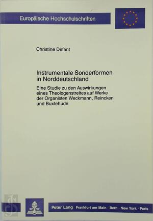 Instrumentale Sonderformen in Norddeutschland - Christine Defant