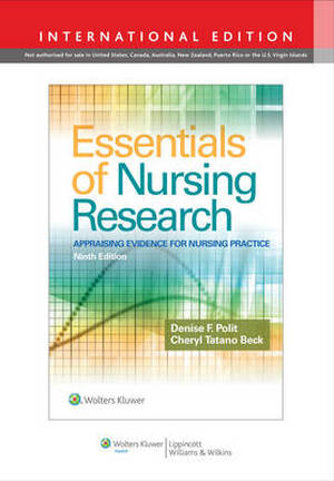 Essentials of Nursing Research, International Edition - Denise F. Polit