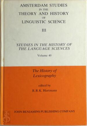 History of lexicography - 