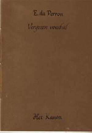 Vergeten voetbal - E. Du Perron Vergeten voetbal - E. Du Perron