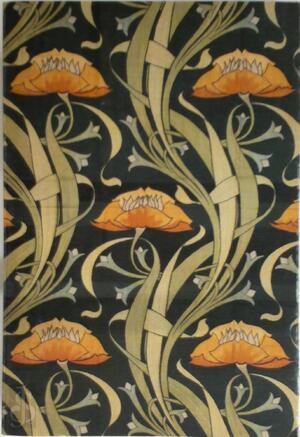 Art nouveau Textil-Dekor um 1900 - Ruth Grönwoldt