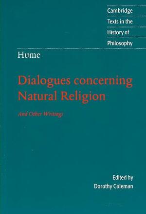 Hume - Dialogues Concerning Natural Religion - Dorothy Coleman Hume - Dialogues Concerning Natural Religion - Dorothy Coleman