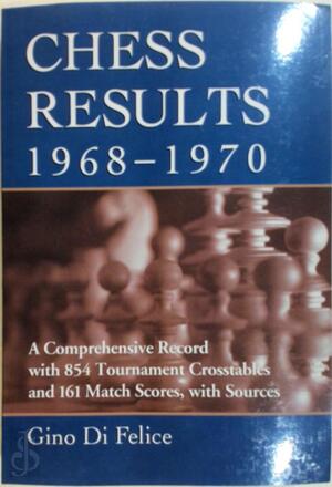 Chess Results, 1968-1970 - Gino Di Felice