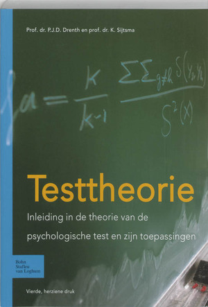 Testtheorie - P.J.D. Drenth, K. Sijtsma Testtheorie - P.J.D. Drenth, K. Sijtsma