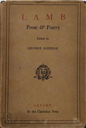 Prose & Poetry - Charles Lamb Prose & Poetry - Charles Lamb