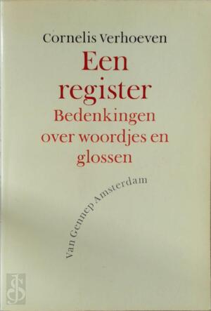 Een register - Cornelis Verhoeven
