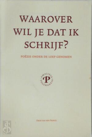 Waarover wil je dat ik schrijf? - 