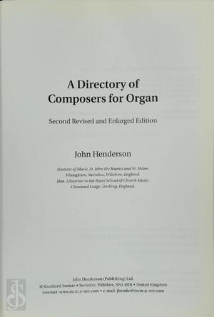 A Directory of Composers for Organ - John Henderson