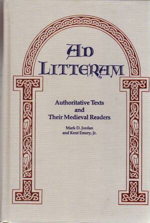Ad litteram - Mark D. Jordan