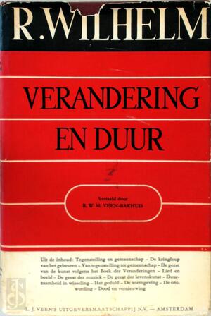 Verandering en duur - Richard Wilhelm Verandering en duur - Richard Wilhelm