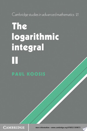 The Logarithmic Integral: - Paul Koosis The Logarithmic Integral: - Paul Koosis