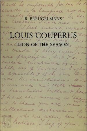 Louis Couperus - Lion of the season - R. Breugelmans Louis Couperus - Lion of the season - R. Breugelmans