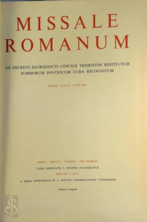 Missale Romanum - Missale Romanum -