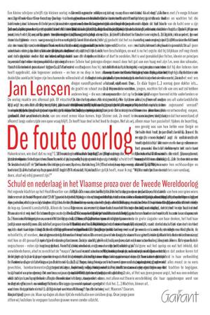 De foute oorlog - Jan Lensen