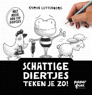Schattige diertjes teken je zo! - Karin Luttenberg (ISBN 9789078053576)
