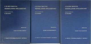 Nederlandse spraakkunst (3 delen) - C.H. den Hertog (ISBN 9789024910816)