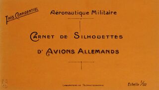 Carnet de silhouettes d'avions allemands - (ISBN 9780719121234)