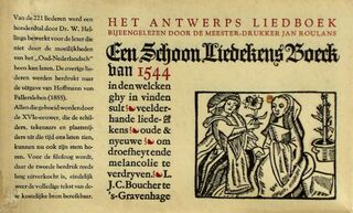 Het Antwerps liedboek - Jan Roulans