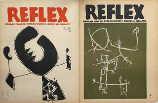 REFLEX. Orgaan van de Experimentele Groep in Holland. [Nos. 1 &] 2 - Christian Dotremont, Karel Appel, Constant Nieuwenhuys, [Et Al.]