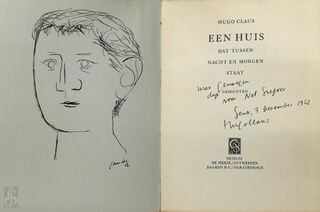 Een huis dat tussen nacht en morgen staat [met opdracht] - Hugo Claus, Jan Cox