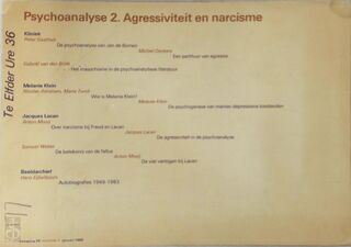 Psychoanalyse 2. Agressiviteit en narcisme - (ISBN 9789068800029)