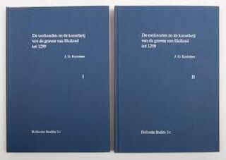 De oorkonden en de kanselarij van de graven van Holland tot 1299. I- II. - J. G. Kruisheer