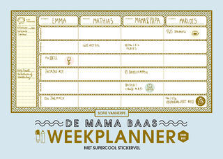 De mama baas weekplanner - Sofie Vanherpe, Emma Thyssen (ISBN 9789401435918)