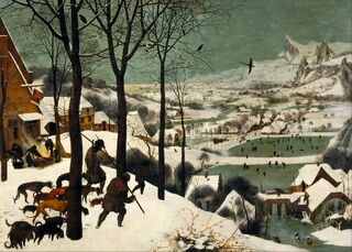 Poster Pieter Bruegel - Jagers in de Sneeuw - (ISBN 2500015060252)
