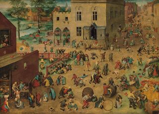 Poster Pieter Bruegel - Kinderspelen - (ISBN 2500015060269)