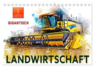 Landwirtschaft - Gigantisch (Tischkalender 2026 DIN A5 quer), CALVENDO Monatskalender - Peter Roder (ISBN 9783457640111)
