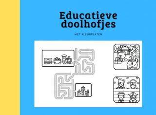Educatieve doolhofjes voor kinderen - Mieke Stevens (ISBN 9789464488203)