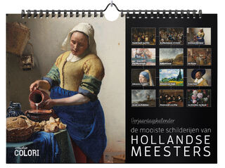 Verjaardagskalender De mooiste schilderijen van Hollandse Meesters - Studio Colori (ISBN 9789492598653)