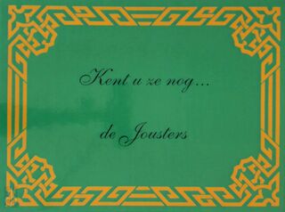 Kent u ze nog... de Jousters - P.R. Van Der Zee (ISBN 9789028842892)