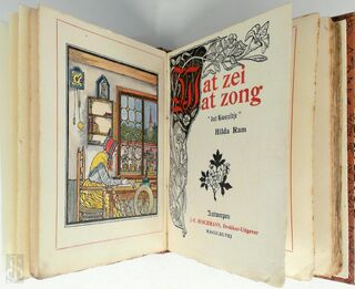 Wat zei, wat zong `dat Kwezeltje`[met ingekleurd front.] - Hilda Ram
