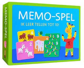 Ik leer tellen tot 10! Memo-spel - ZNU (ISBN 9789044768213)
