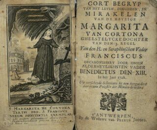 Cort begryp van het leven, deughden en mirakelen van de heylige Margarita van Cortona - 