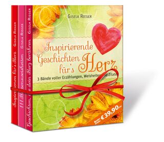 Inspirierende Geschichten für`s Herz. 3 Bände - Gisela Rieger (ISBN 9783981988116)