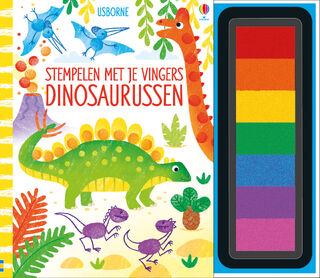 Stempelen met je vingers Dinosaurussen (ISBN 9781474972529)