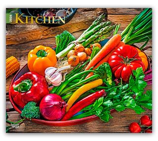 Kitchen 2026 Deluxe Flap Foil Calendar - Browntrout Publishers (ISBN 9798330704057)