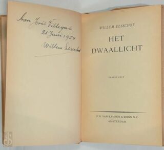 Het dwaallicht [met gesigneerde opdracht] - Willem Elsschot