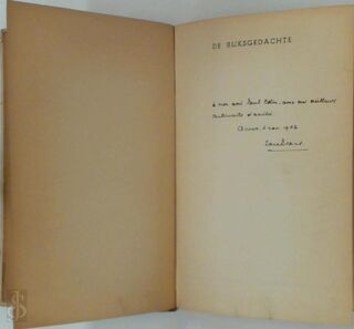 De Rijksgedachte [met opdracht aan Paul Colin] - Dr. Jan Brans, A. Panis [Ill.]