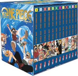 One Piece Sammelschuber 1: East Blue (inklusive Band 1-12) - Eiichiro Oda (ISBN 9783551024374)