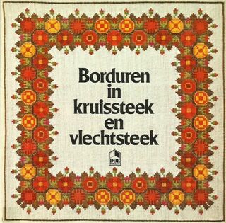 Borduren in kruissteek en vlechtsteek