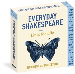 Everyday Shakespeare: Lines for Life Page-A-Day® Calendar 2026 - Ben Crystal, David Crystal, Workman Calendars (ISBN 9781523531844)