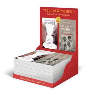 Het boek van vreugde & Het boek van wijsheid - display 2 x 6 ex. - Dalai Lama, Desmond Tutu, Arun Gandhi (ISBN 9789402702286)