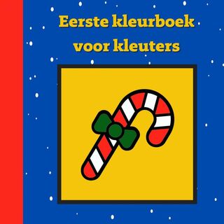 Eerste kleurboek voor kleuters :: Kerst - Mieke Stevens (ISBN 9789464657517)