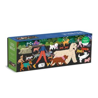 Dog Walk 1000 Piece Panoramic Puzzle - Galison (ISBN 9780735369528)