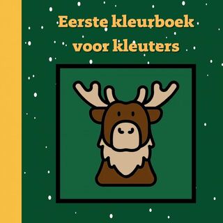 Eerste kleurboek voor kleuters :: Winterpret - Mieke Stevens (ISBN 9789465010649)