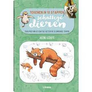 Schattige dieren - Tekenen in 10 stappen - Justine Lecouffe (ISBN 9789463597166)