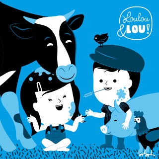 Auf dem Bauernhof - Loulou en Lou (ISBN 9789465131382)